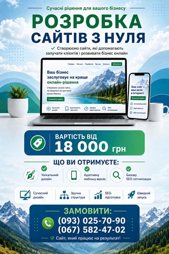 розробка оптимізованого сайту